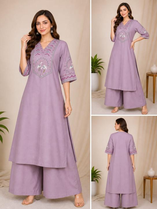 Rangriti A line coord set wholesale business clothing